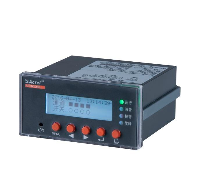 安科瑞ARCM200BL电气火灾监控单元 漏电火灾监控模块开孔91*44