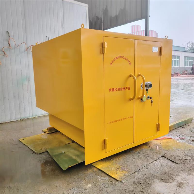 爆破施工避难仓 矿用放炮安全屋 带通风窗口避炮棚