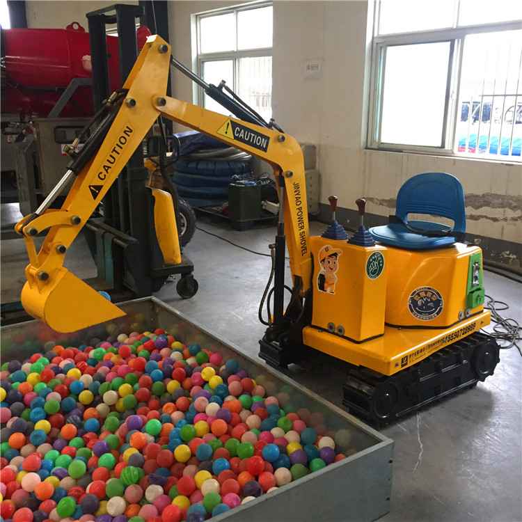 游乐园带娃电动设备小型儿童挖掘机 户外游乐场挖掘机厂家