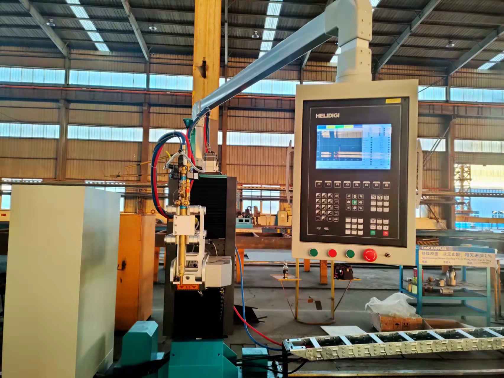 圆管数控等离子切割机相贯线切割机器人