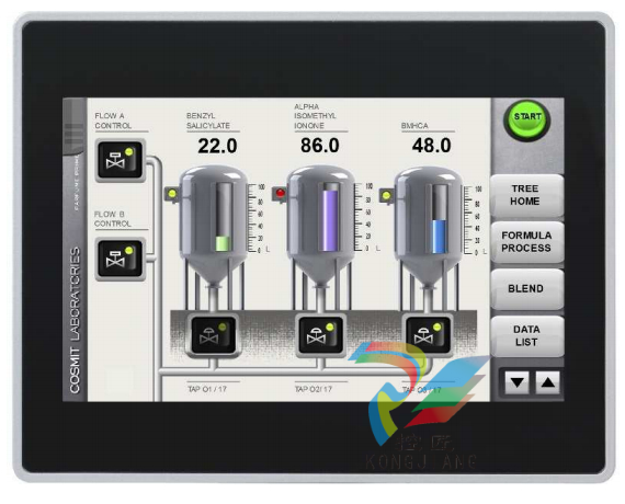 Uniop eTOP507 7 英寸 TFT 彩色显示屏 LED 背光