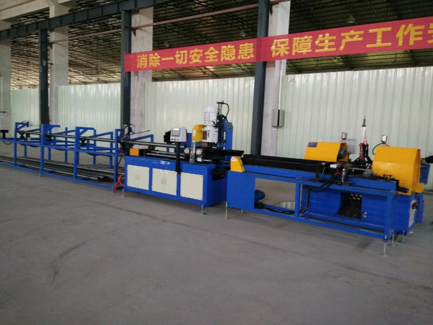 全自动上料切管倒角倒角机生产线