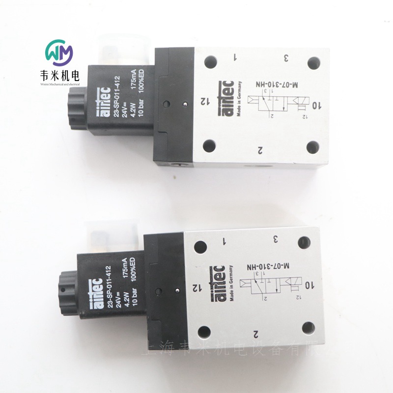 AIRTEC电磁阀M-07-310-HN 24VDC