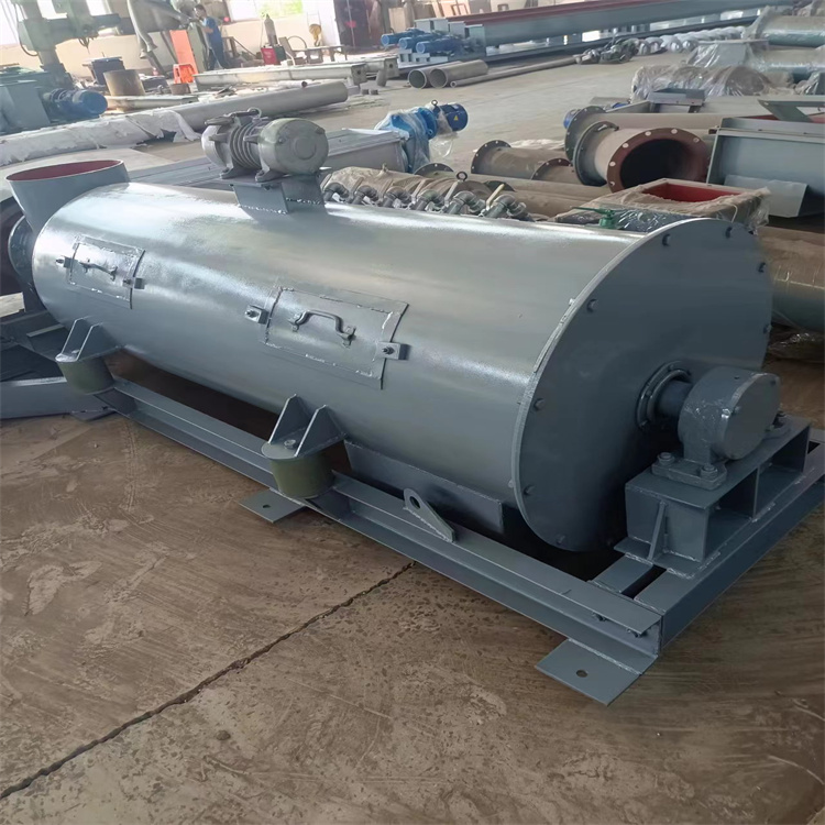 单轴粉尘加湿搅拌机搅拌棒采用复合陶瓷经久耐用博雅环保提供