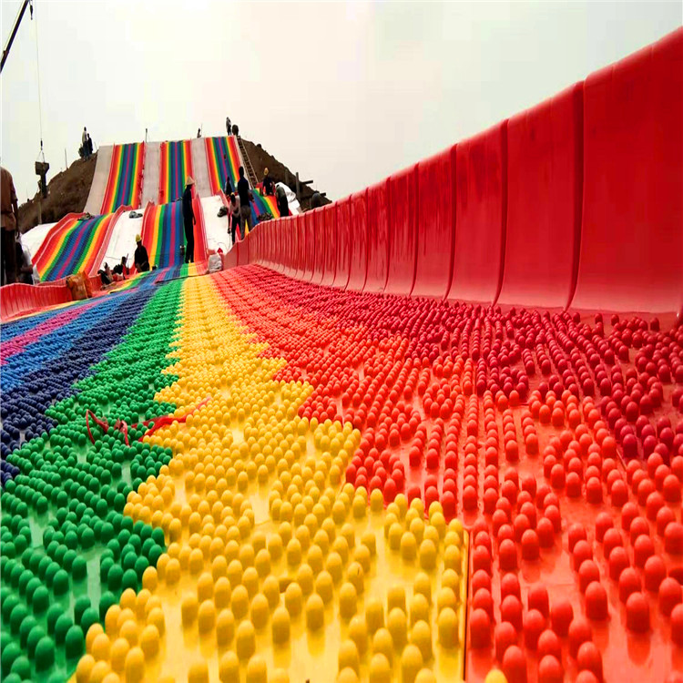 金耀景区游乐彩虹滑道安装便捷网红七彩滑梯刺激jy0608