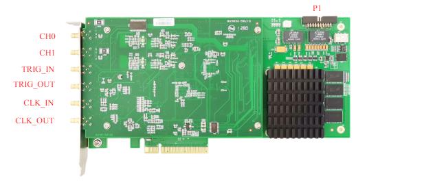 PCIe总线250M高速采样数字化仪2路同步AD采集卡PCIe891XM系列