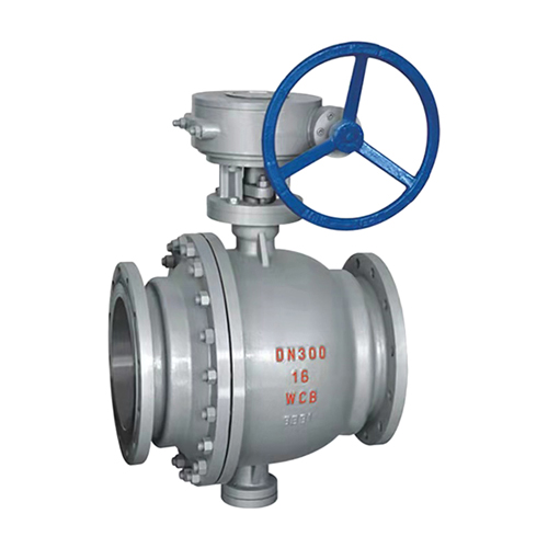 苏康Q347H-16C 铸钢涡轮硬密封固定式法兰球阀