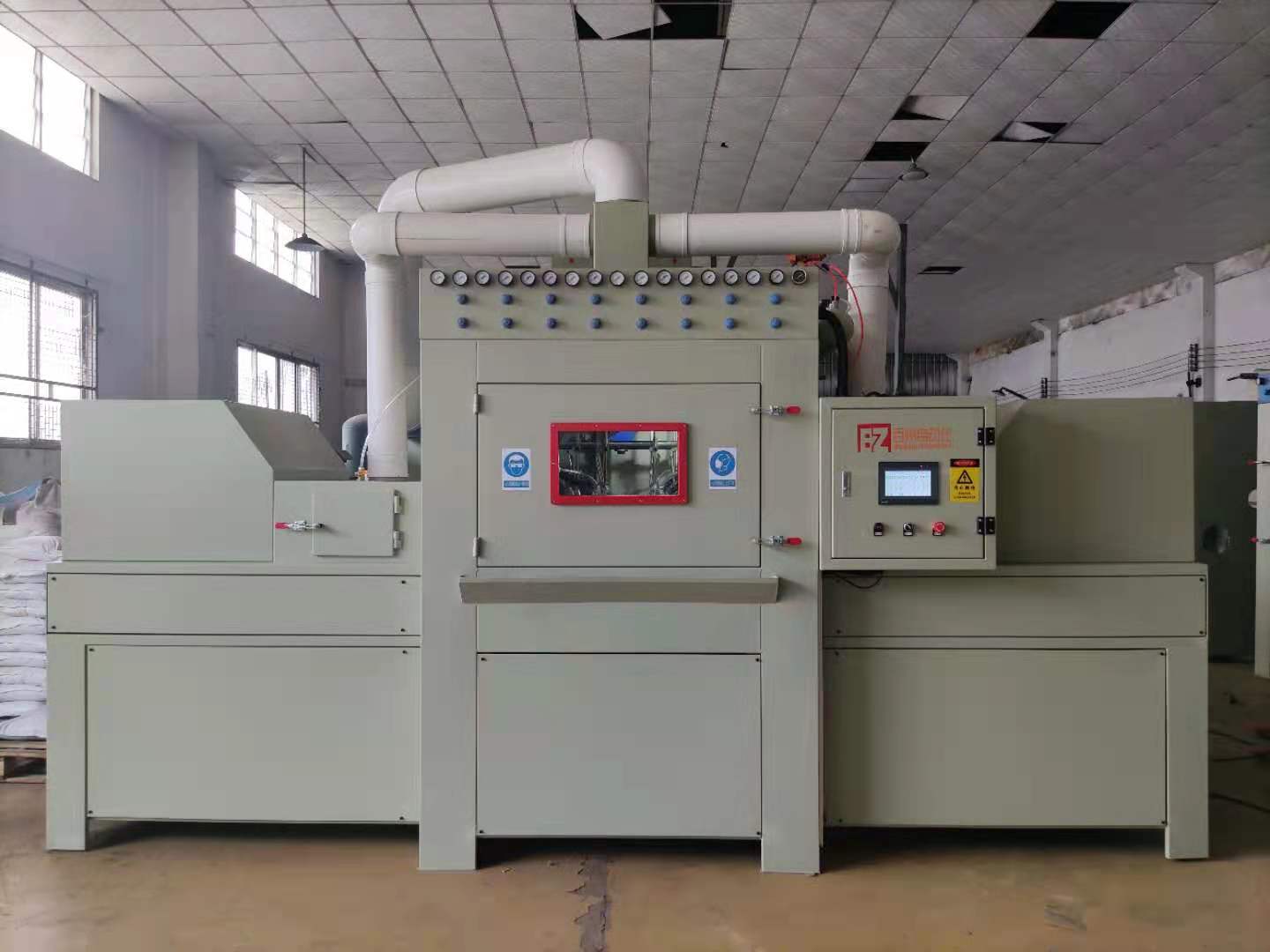 佛山百洲平面多功能自动喷砂机