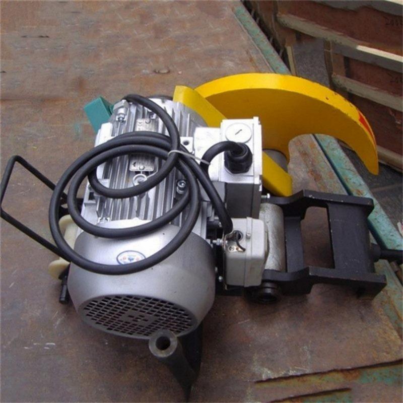 DQG-4电动锯轨机 380V三相钢轨切割机 双向摇摆切轨 防脱轨设计