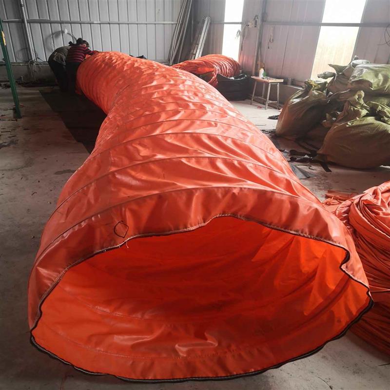 矿用丁腈橡胶风筒 负压抽风 耐油性强 井下有害气体排出