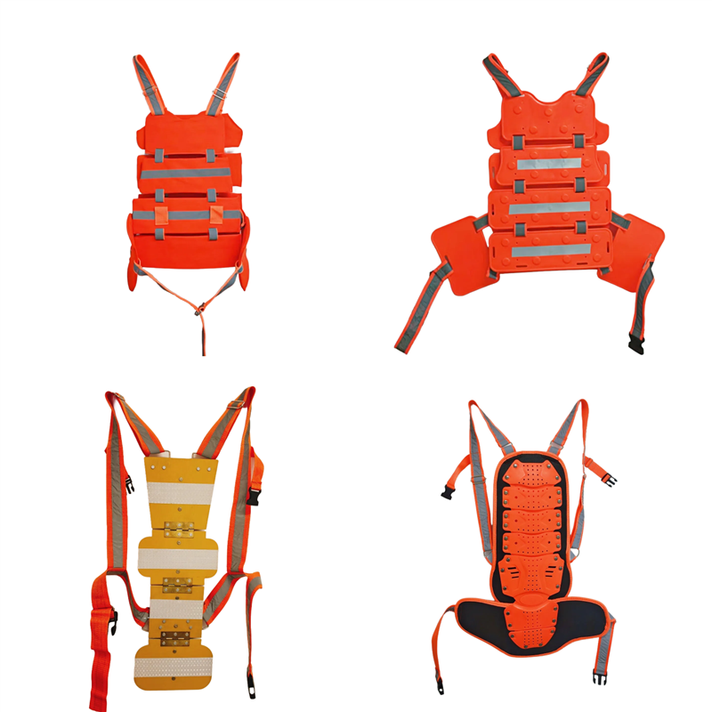 矿山隧道用安全防护背夹 防砸护脊 带反光条作业防护装备