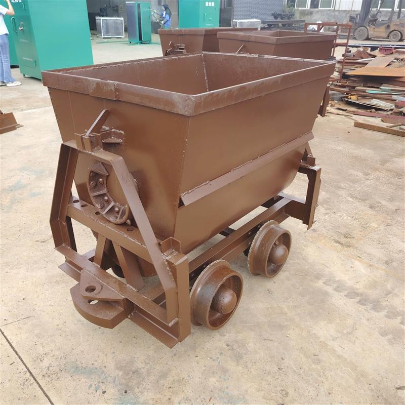 小型采石场翻斗式矿车 加厚钢板车斗 带缓冲装置成组运输专用车