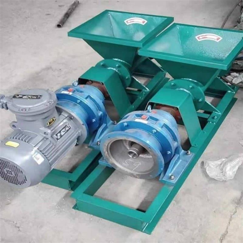高效螺旋炮泥机 金属矿山隧道施工 5.5KW 可调速炮泥制作专用设备