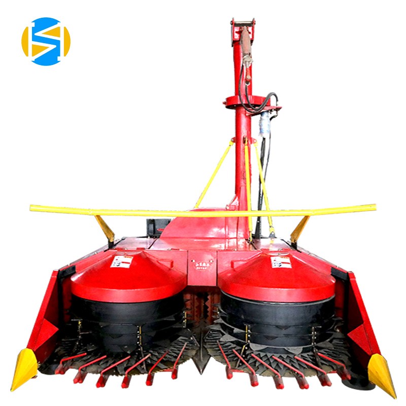 养牛场专用新款背负式青贮机山东犇牛2.6米籽粒破碎青饲料割台