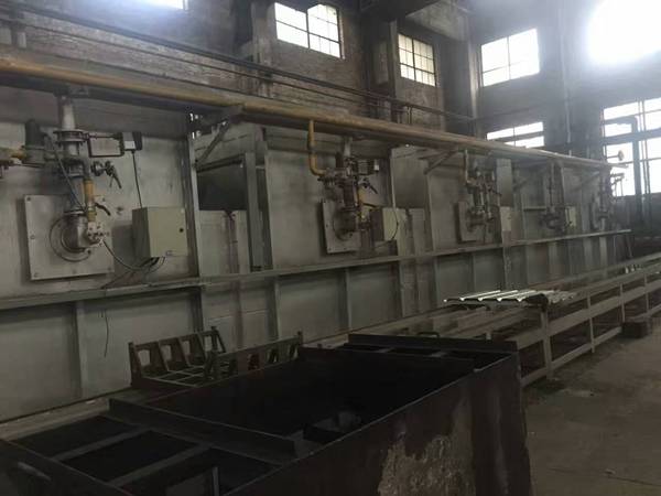 供二手南京2-10米淬火炉 回火炉 电阻炉一套线