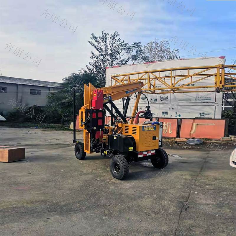 BK-高效机械护栏打桩机抓锥折叠钻机