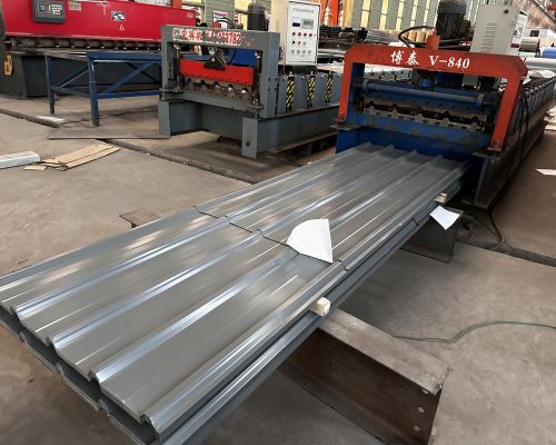 张家口v840型彩钢板 彩钢压型板厂家 建筑墙面板 定制