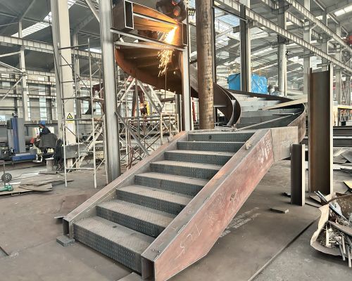 钢结构楼梯 室内外楼梯 【博泰钢构】 专业施工团队