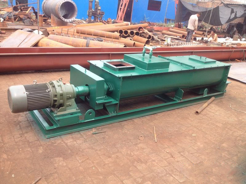 单轴粉尘加湿搅拌机