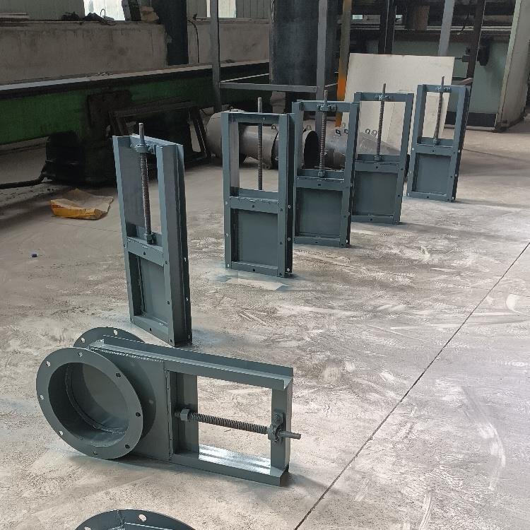 手动插板阀安装过程