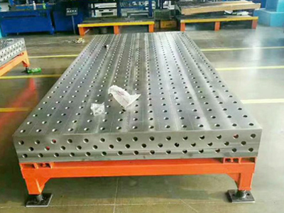 勇锐铸铁三维柔性焊接平台 柔性夹具焊接平台