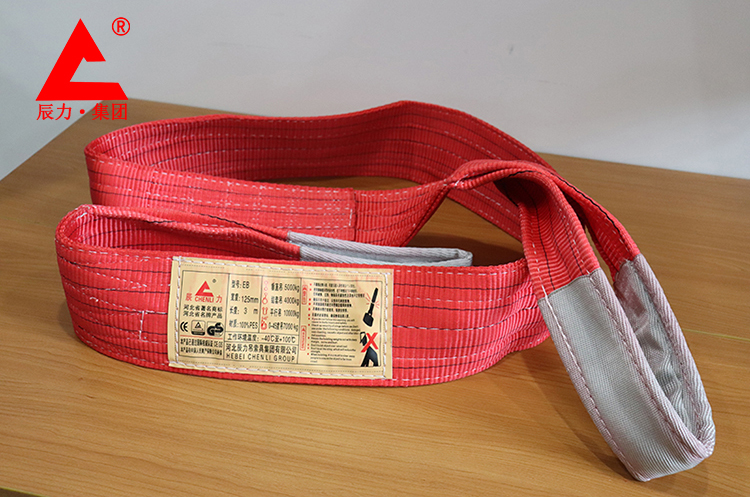 两头扣扁平吊装带 EB型5吨吊装带 辰力