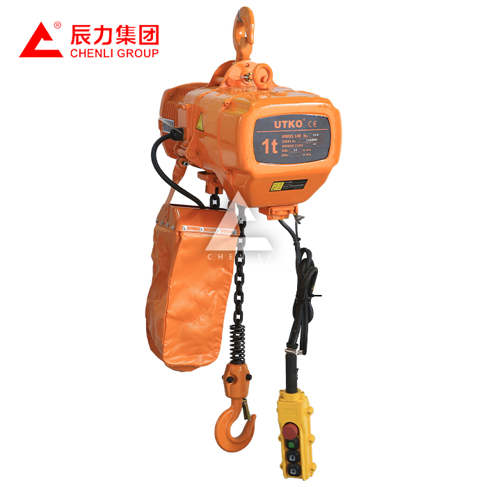 1吨双速环链电动葫芦 固定式 辰力憾马