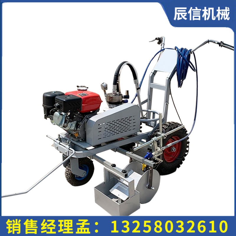 手推车载公路汽柴油画线机