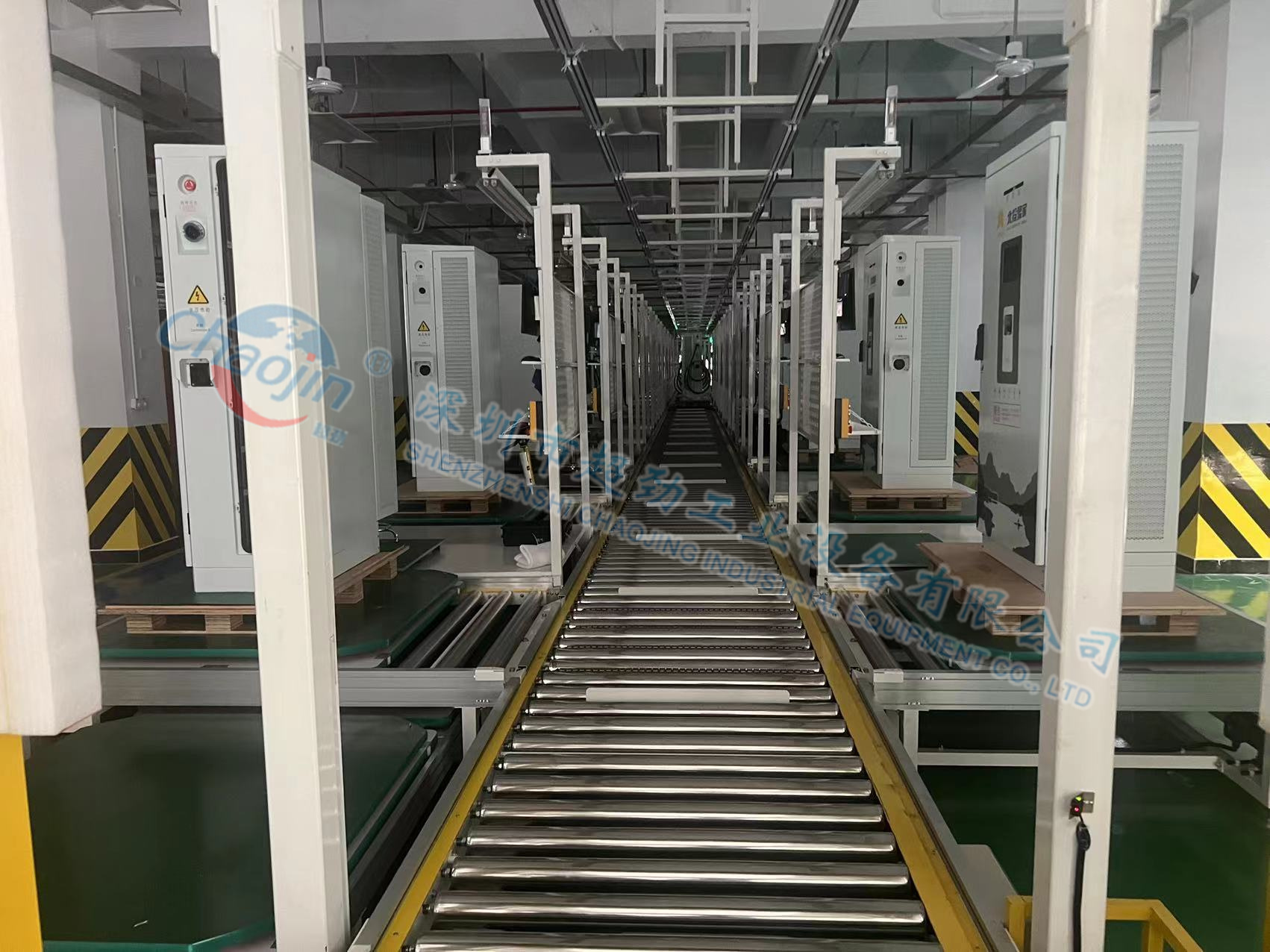 直流充电桩组装测试生产线 充电桩组装线装配线 倍速链测试老化