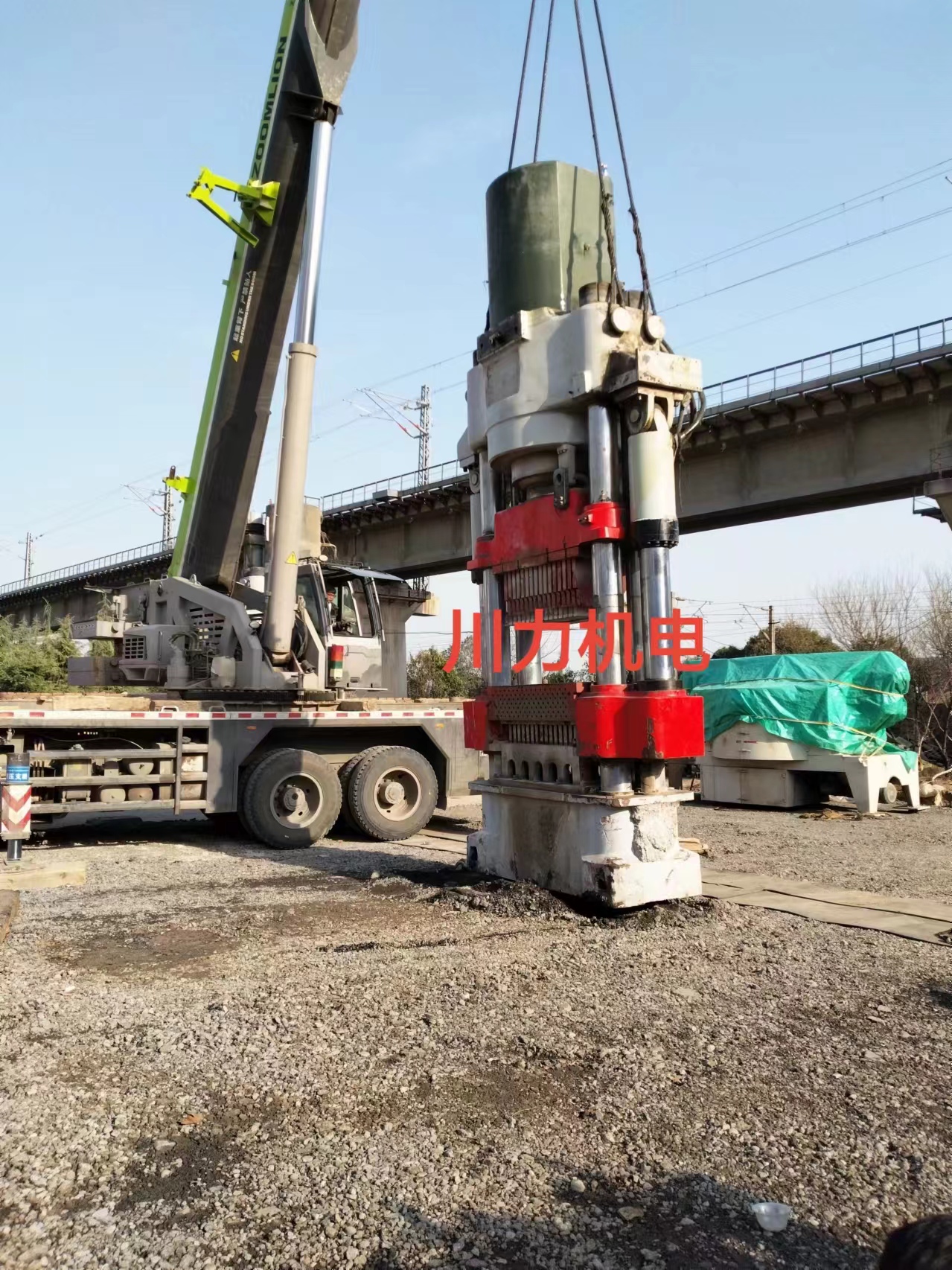 海源HF1100全自动液压砖机    8成新以上