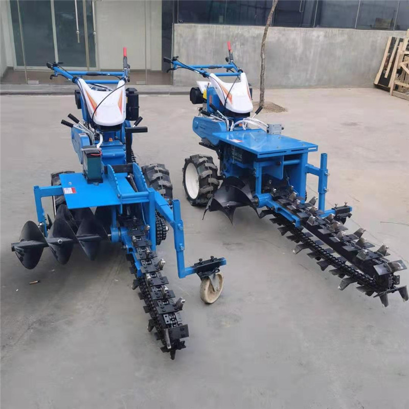 链条开沟机柴油工程挖沟机自来水管开槽机工程埋线挖沟机