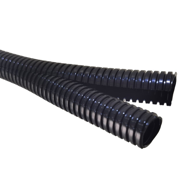 东莞圣达厂家双开口波纹管机械双拼式穿线塑料管