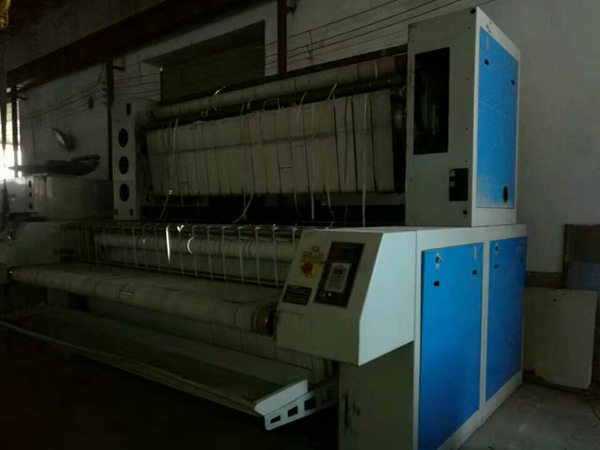 淄博二手航星折叠机，二手5滚烫平机烘干机