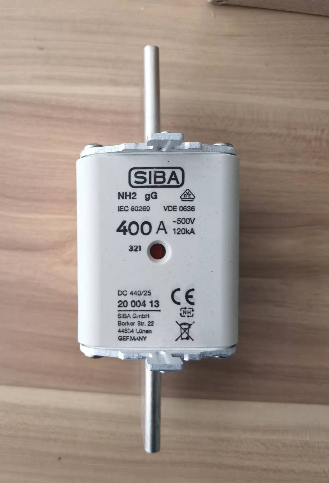 2000413.400德国进口SIBA熔断器