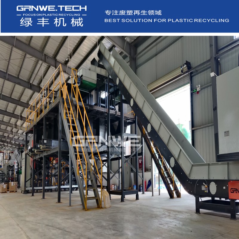 外卖餐盒高温热洗设备 一次性打包盒破碎清洗生产线