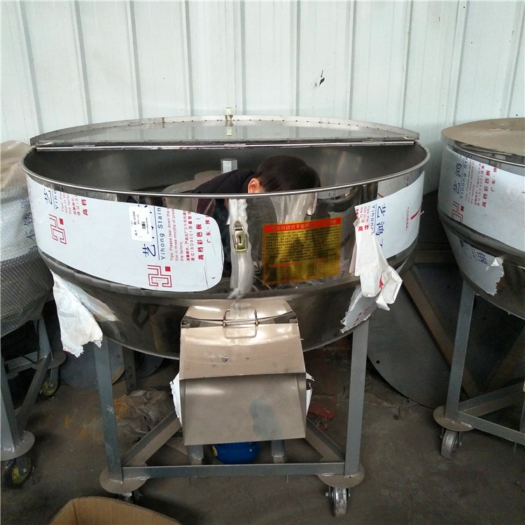 麦种子加药包衣机 三维液体腰鼓式拌料机 面粉色素预混机械