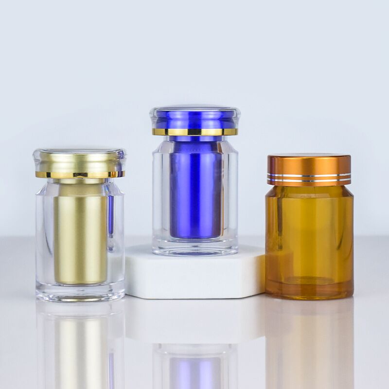 沧州明洁亚克力塑料瓶药品分装瓶支持定制