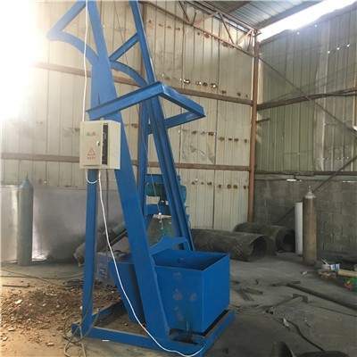 全自动卸料钢丝绳牵引单斗提升机双槽钢单斗式提料机