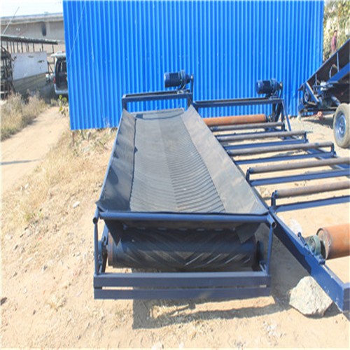 厂家定制移动大倾角皮带输送机 玉米粮食输送皮带机