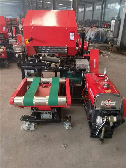 玉米秸秆青储打捆一体机 稻草储存发酵打捆包膜机