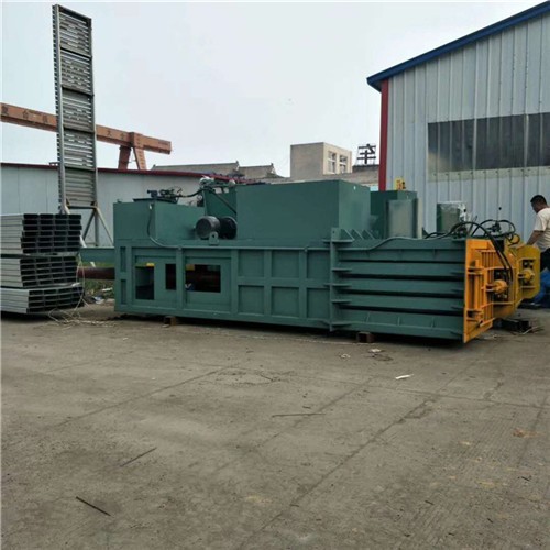 多用途废纸塑料薄膜压包机 卧式液压打包机