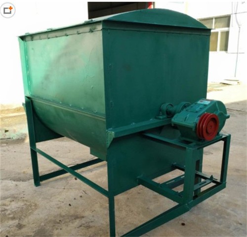 干湿草料螺旋混合机 不锈钢卧式饲料搅拌机