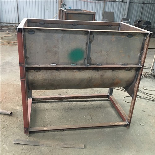 饲养场拌料搅拌机 多功能不锈钢卧式饲料搅拌机