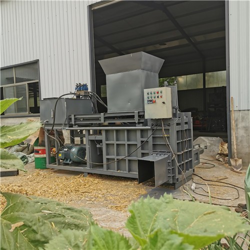 青储黄储方块套袋打捆机 卧式液压方捆秸秆打包机