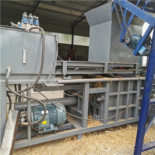 养殖场用饲料秸秆方捆压块机 玉米秸秆方块套袋打包机