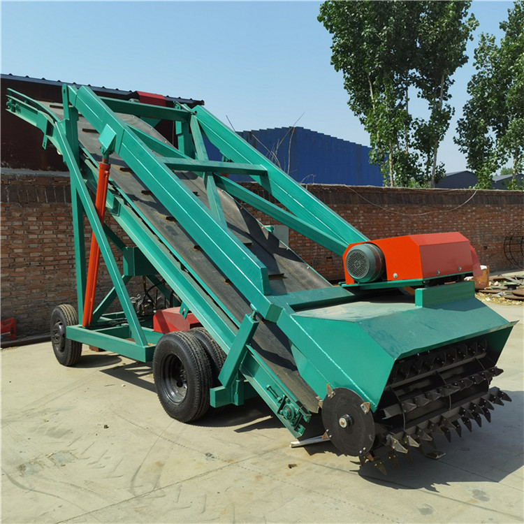 养殖场发酵池取料机   移动式电动扒草车