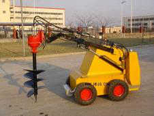 小型滑移深挖坑机 钻孔机