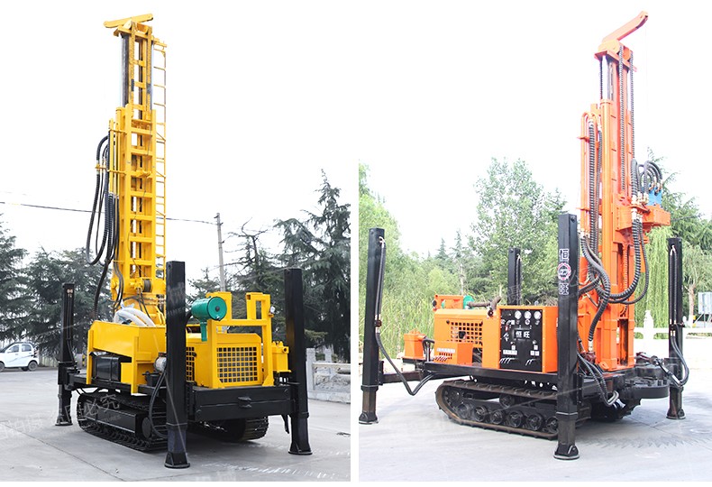 气动钻机家用打井设备钻井机履带气动打井机200米气动打井机