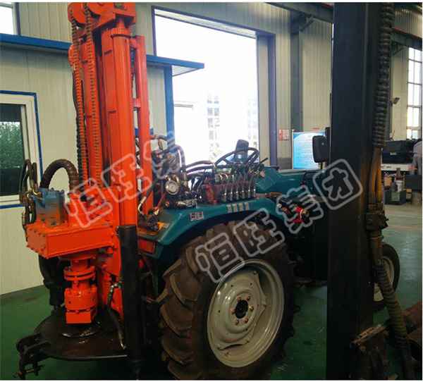 拖拉机气动打井机 气动钻井机 拔管机一体气动水井钻机