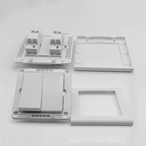 墙壁开关插座 二开机械开关模具